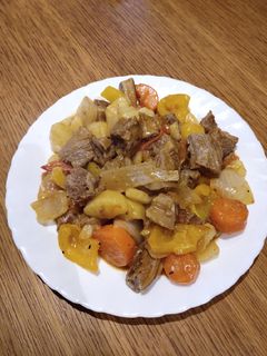 A picture of Stewed Beef Fingers.