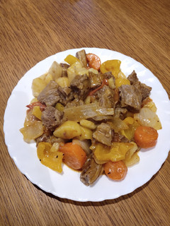 A picture of Stewed Beef Fingers.
