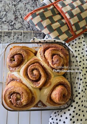 A picture of Nuna’s Fluffy Cinnamon Rolls with Homemade Cream Cheese Frosting.