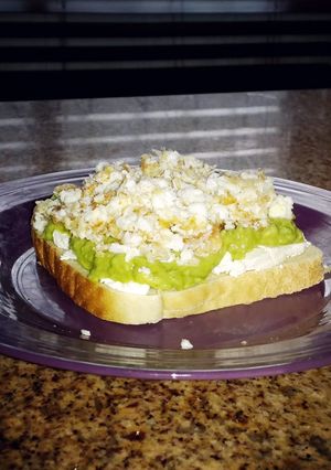 A picture of Egg white half sandwich.