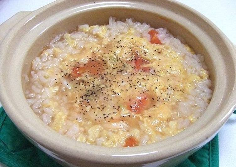 Steps to Cook Favorite For The Morning After! Light Tomato Porridge