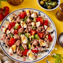 Light Avocado and Tuna Salad A picture of Light Avocado and Tuna Salad.