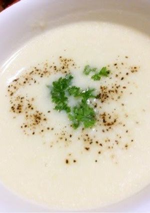 A picture of Potato and Soy Milk Potage.