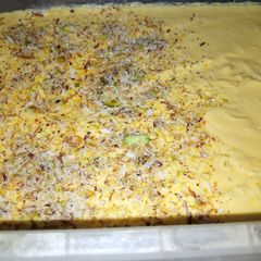 A picture of Mango ice cream.