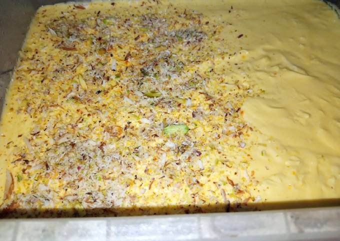 Simple Way to Prepare Homemade Mango ice cream