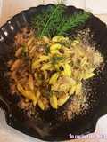 Gnocchetti sardi con tonno finocchietto selvatico e zafferano