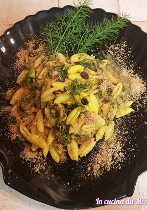 Foto di Gnocchetti sardi con tonno finocchietto selvatico e zafferano