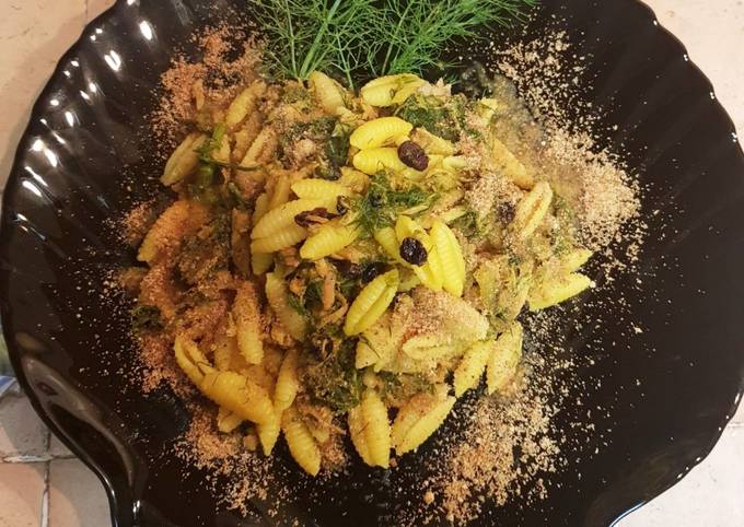 Gnocchetti sardi con tonno finocchietto selvatico e zafferano