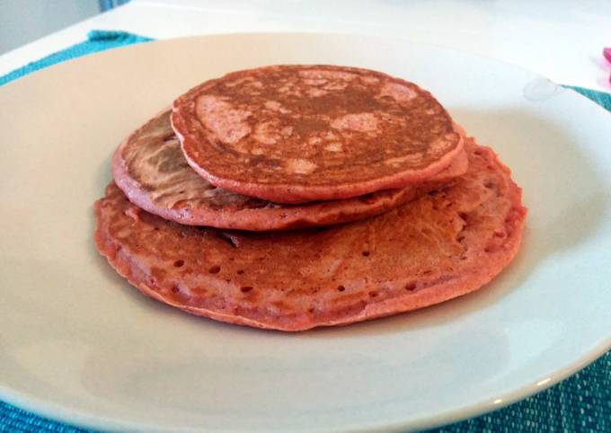 Pink (Beetroot) Pancakes