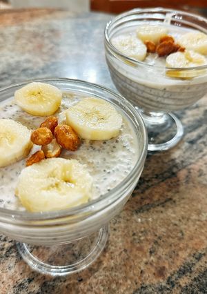 Φωτογραφία της συνταγής Γιαούρτι με Chia και peanutbutter - pudding