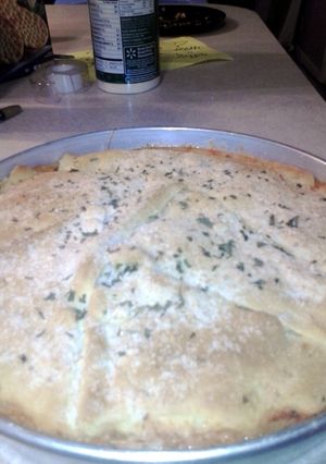 A picture of Tastefully Easy Upside down Pizza.
