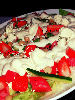 A picture of Sweet pink salad.
