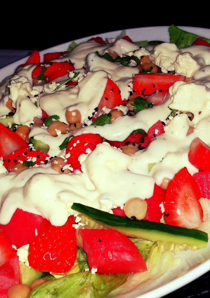 A picture of Sweet pink salad.