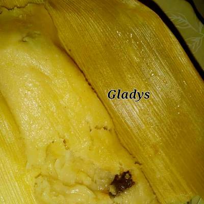 Tamal de piña ????con harina de maíz Receta de Gladys Fernández -  Cookpad