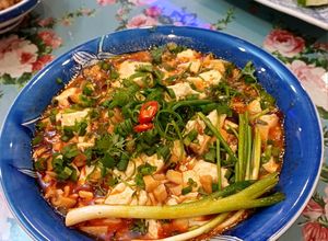 Hình của món Đậu hũ Tứ Xuyên.