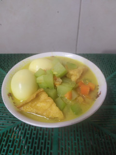 Foto resep Sayur labu siam tahu telor