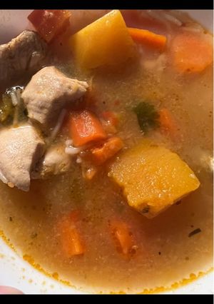 Una foto de Sopita de pollo