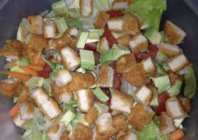 Steps to Make Super Quick Homemade Chicken Nugget Salad