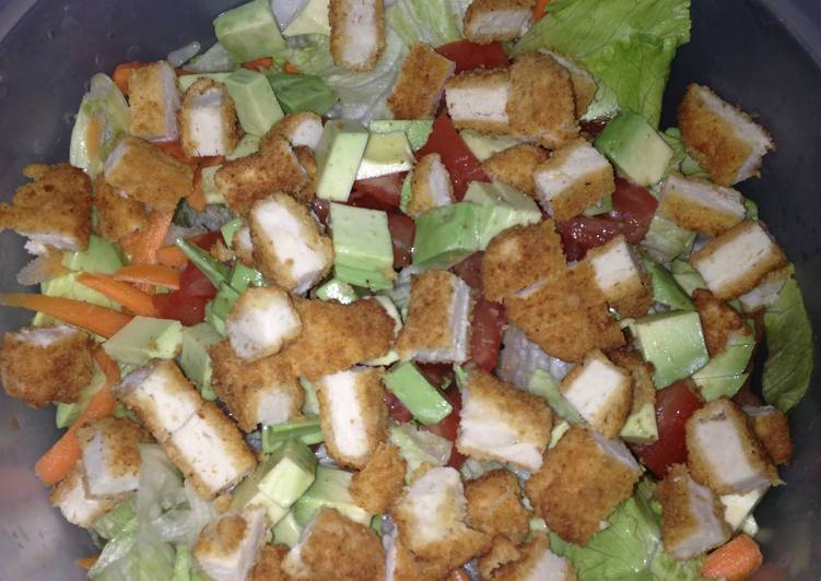 Steps to Prepare Award-winning Chicken Nugget Salad