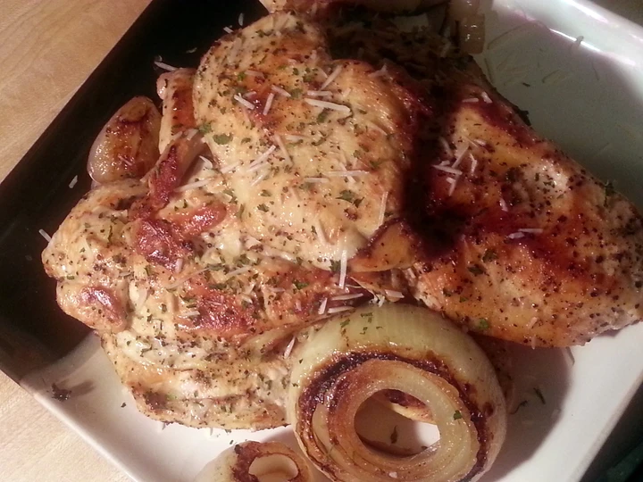 Recipe Caesar Marinated Chicken Breast with Grilled Onion Rings the Awesome  Delicious