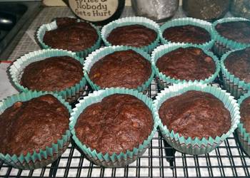 Easiest Way to Recipe Perfect Choclate babana bread cupcakes