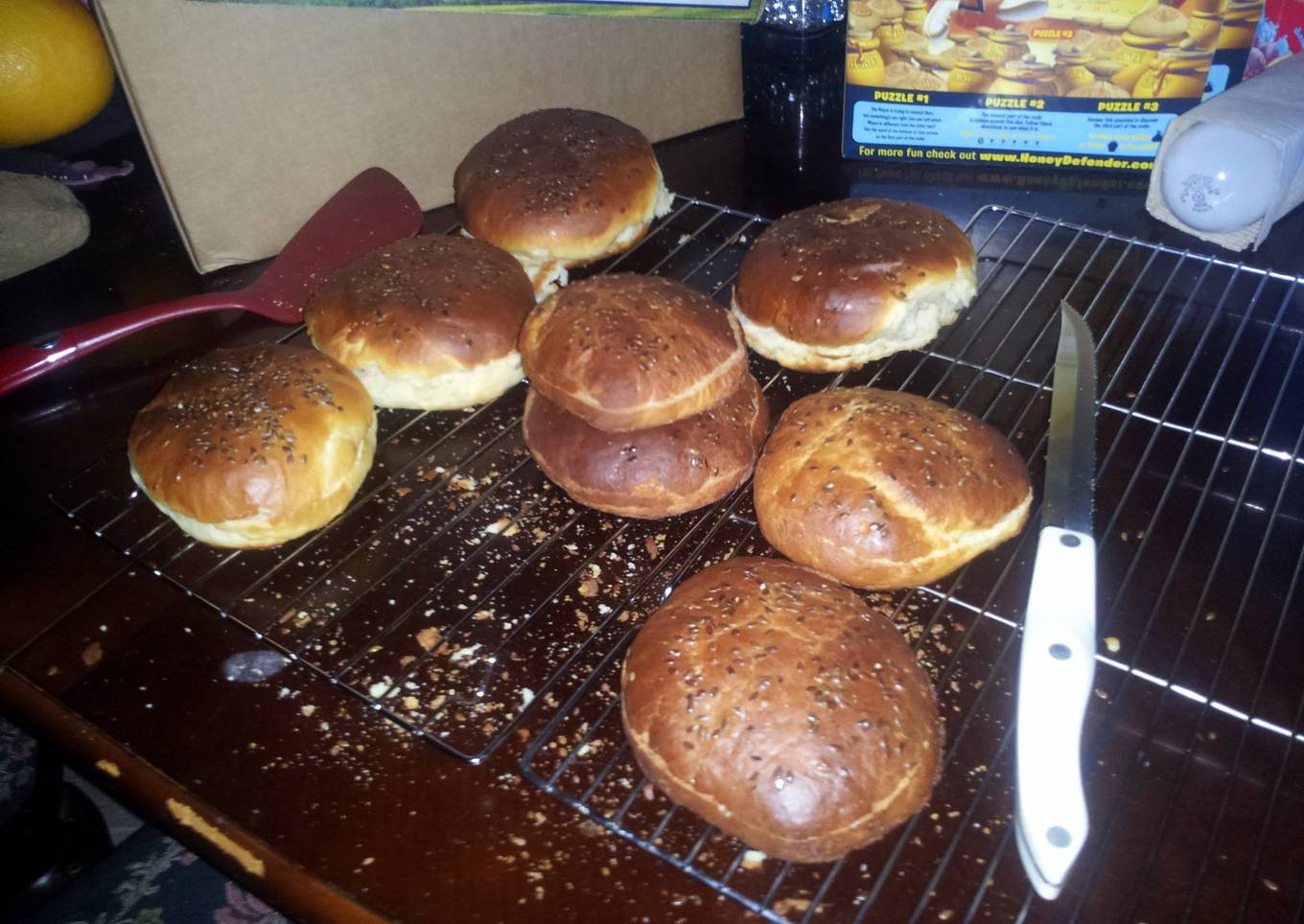 Homemade Hamburger Buns