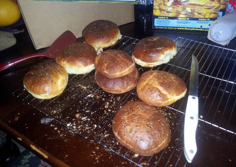 Recipe of Super Quick Homemade Homemade Hamburger Buns