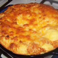 A picture of Bbq Chicken Cornbread Casserole.
