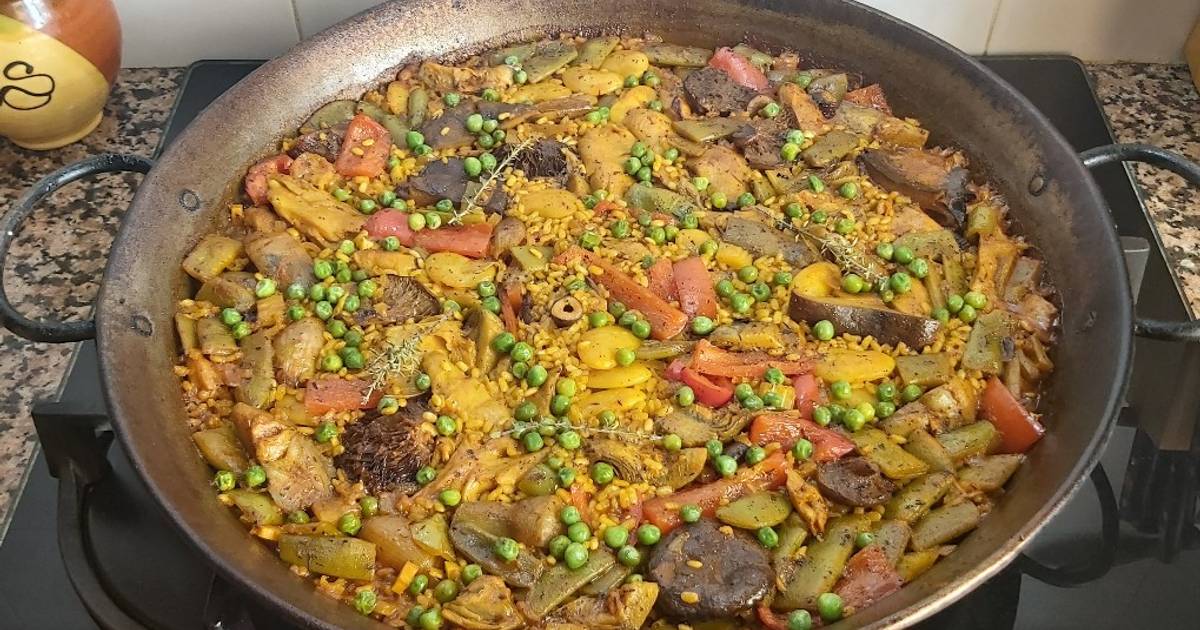 Paella de alcachofas y setas 15 recetas caseras Cookpad