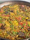 Paella with Mushrooms and Heura