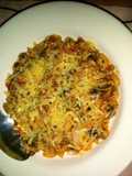 Macaroni Mushroom with Bolognese Sauce