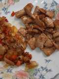 Lomo de cerdo con verduritas