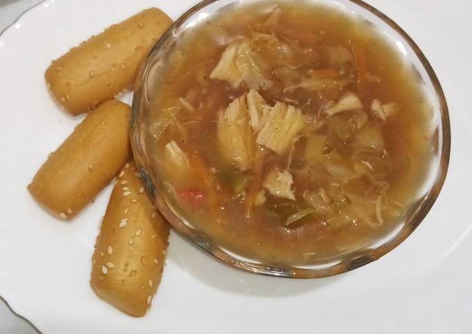 Chicken and vegetable soup