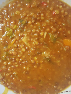 Una foto de Lentejas saludables a mi manera
