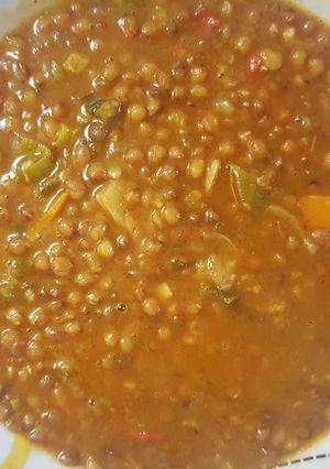 Una foto de Lentejas saludables a mi manera