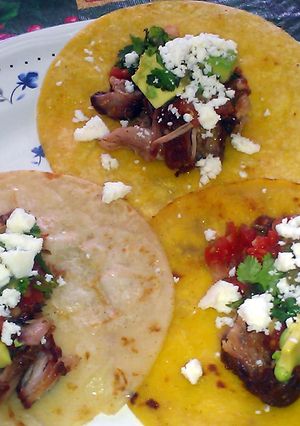 A picture of Authentic Mexican Carnitas.