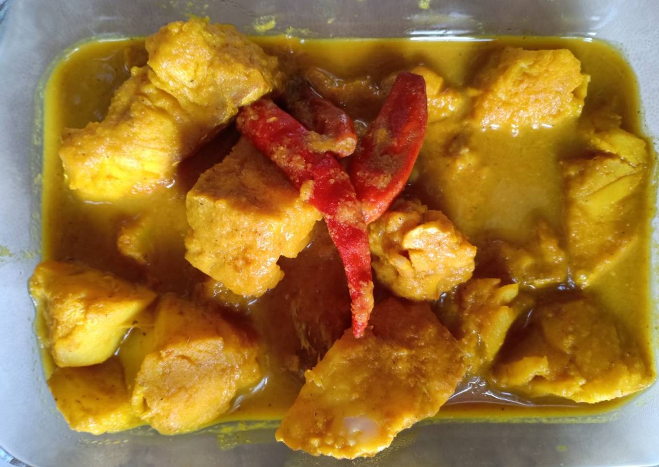 Ikan bumbu kuning #diet
