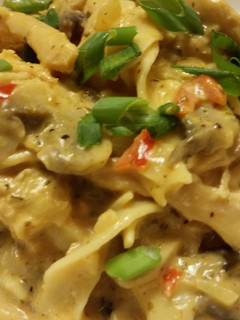 A picture of Rotisserie Chicken Fettuccine Alfredo.