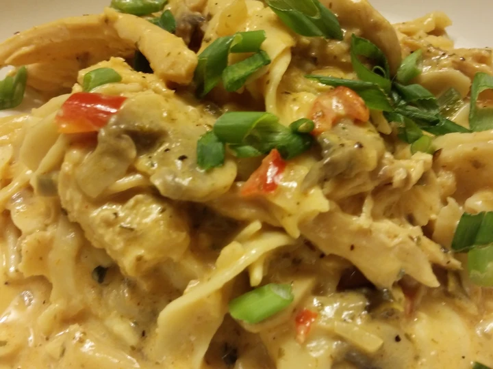 Easy Way Make Rotisserie Chicken Fettuccine Alfredo the Delicious Delicious