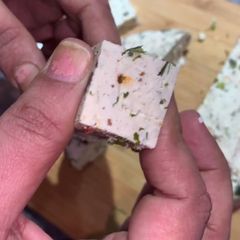 A picture of Flavoured paneer from milk। Masala paneer recipe। how to make masala paneer at home.
