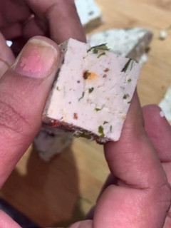 A picture of Flavoured paneer from milk। Masala paneer recipe। how to make masala paneer at home.