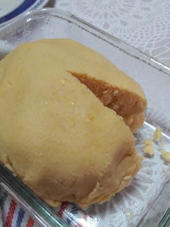 Una foto de Queso de garbanzo vegano (versión con pulpa) 🧀