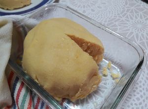 Foto principal de Queso de garbanzo vegano (versión con pulpa) 🧀