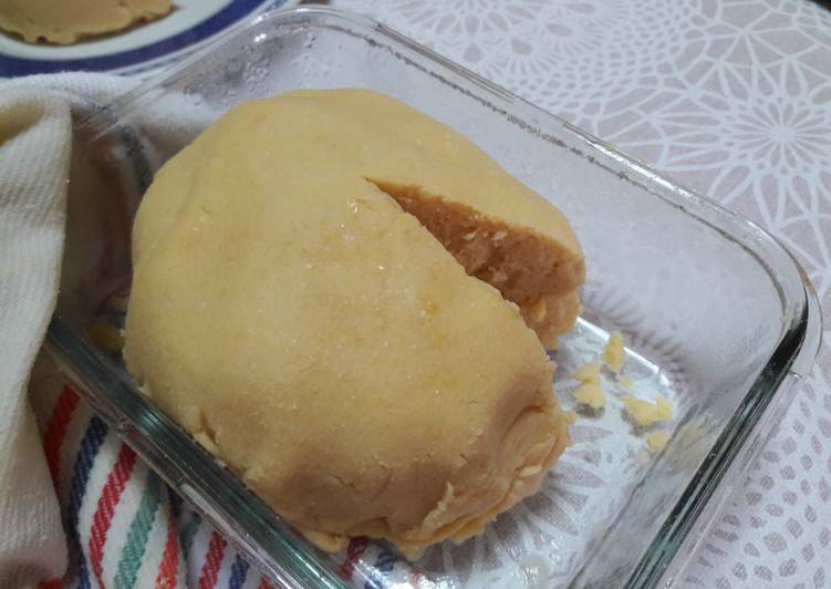 Queso de garbanzo vegano (versión con pulpa)
 🧀