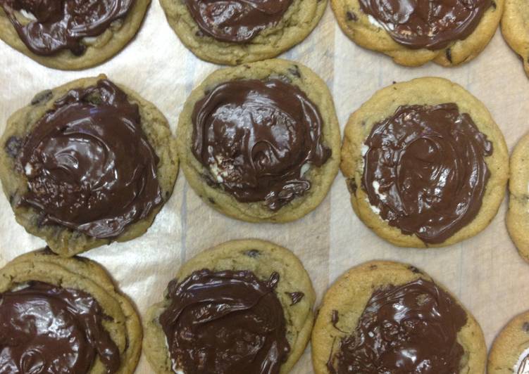 Steps to Prepare Homemade &#34;Crack Cookies&#34; AKA S&#39;mores Cookies