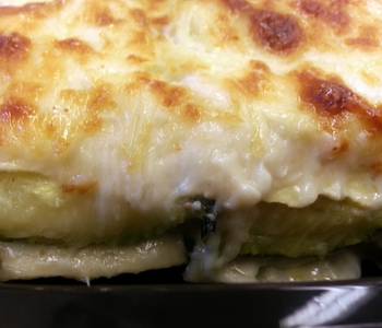 Unique Cuisine Zucchini Lasagna w Rosemary  Goat Cheese Home Style