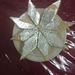 A picture of Kaju katli recipe(cashew burfi).