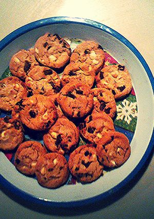 A picture of Twice As Nice Chocolate Chip Cookies with Pecans.