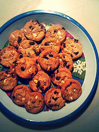 Recipe Twice As Nice Chocolate Chip Cookies with Pecans the  Makes Drooling Can spoil the tongue