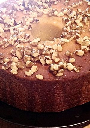 A picture of Buttered Rum Nut Cake.